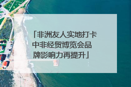 非洲友人实地打卡 中非经贸博览会品牌影响力再提升